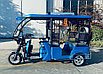 Электротрицикл пассажирский GreenCamel Пони Рикша (48V 1000W 30 км/ч) крыша, дифф, фото 2