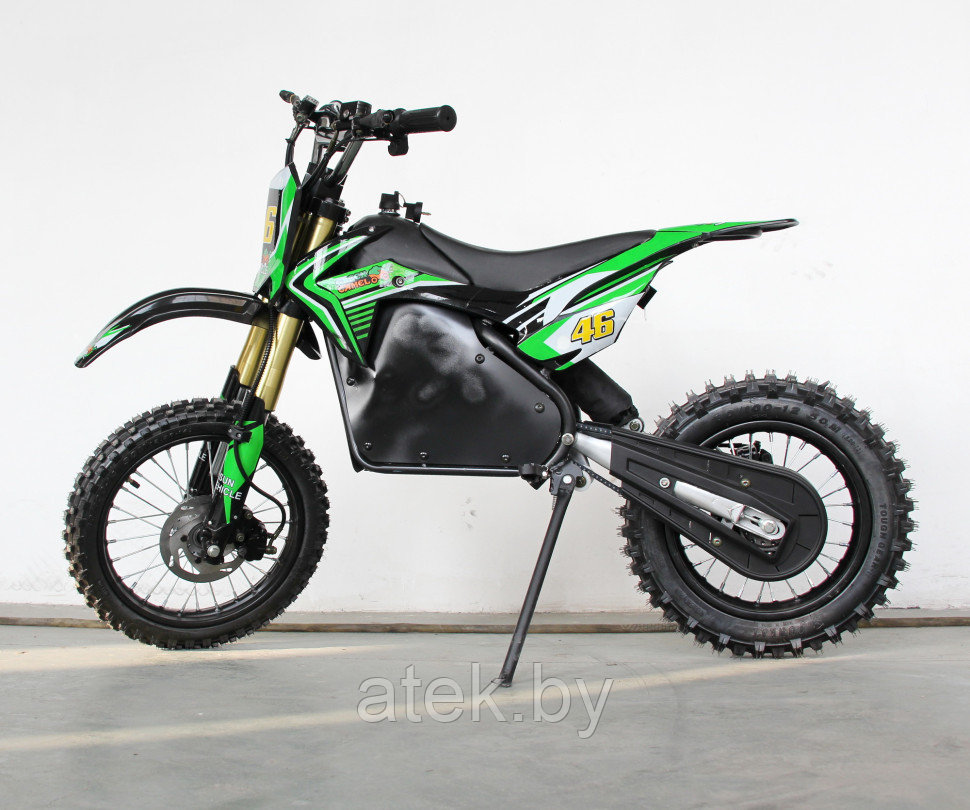 Электромотоцикл GreenCamel Питбайк DB500, 48V 1500W R14/R12 - фото 2 - id-p220270960