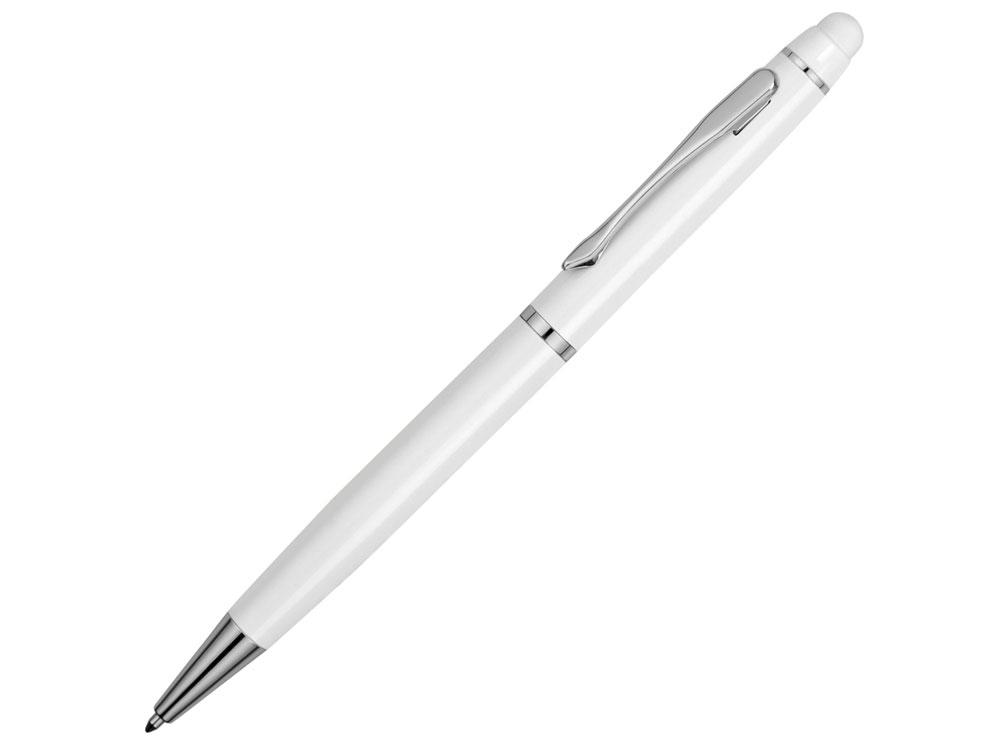 Ручка-стилус шариковая Фокстер, белый - фото 1 - id-p220271120