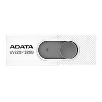 Флеш Диск A-Data 32Gb UV220 AUV220-32G-RWHGY USB2.0 белый/серый