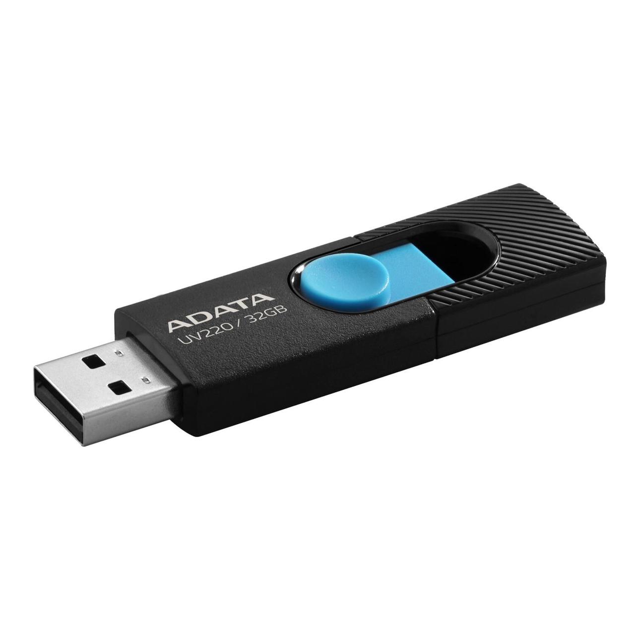 Накопитель A-DATA UV220 AUV220-32G-RBKBL USB2.0 Flash Drive 32Gb - фото 1 - id-p219076267