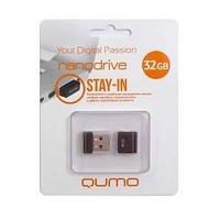 Накопитель Qumo Nanodrive QM32GUD-NANO-B USB2.0 Flash Drive 32Gb (RTL)