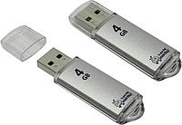 Накопитель SmartBuy V-Cut SB4GBVC-S USB2.0 Flash Drive 4Gb (RTL)