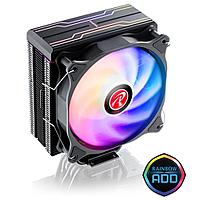 Кулер для процессора RAIJINTEK ELEOS 12 EVO RBW (120x120x25mm fan, 6 heatpipes, TDP 200W, PWM, 800-1800RPM, 28