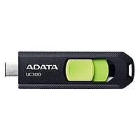 Флеш Диск A-Data 32Gb Type-C UC300 ACHO-UC300-32G-RBK/GN USB3.2 черный/зеленый