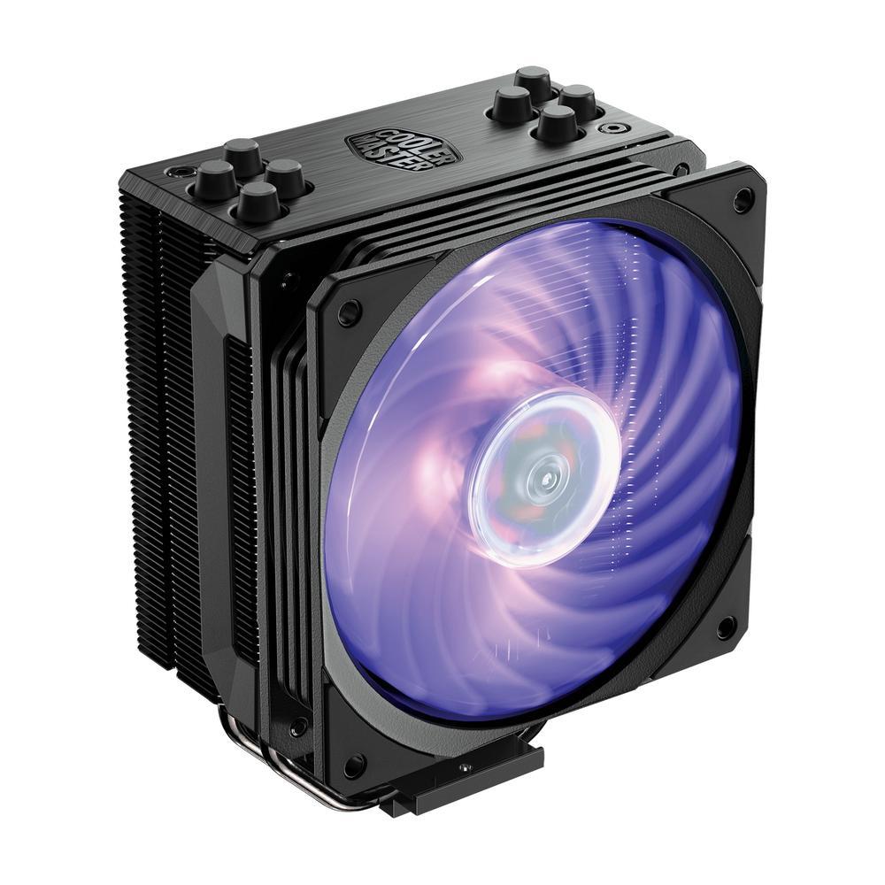 Кулер для процессора Cooler Master Hyper 212 RGB Black Edition (150W, 4-pin, 158.8mm, tower, Al/Cu, RGB, fans: - фото 1 - id-p212718497