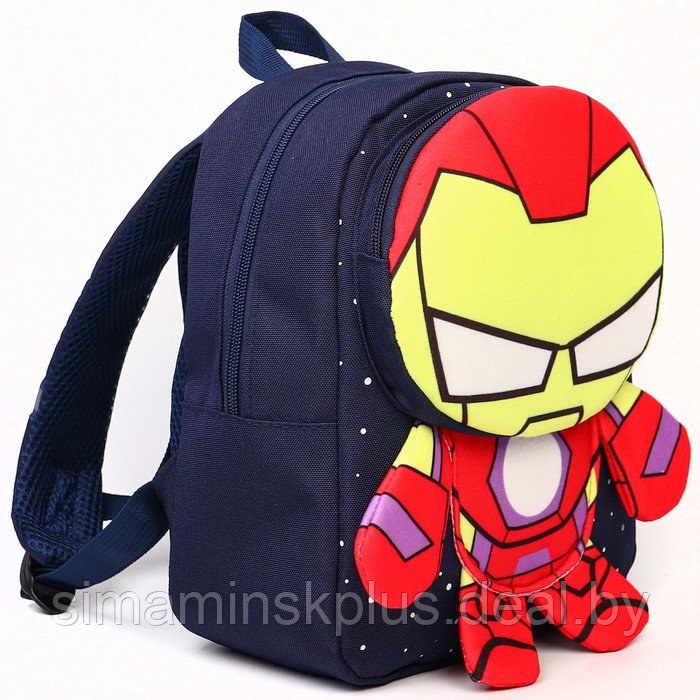 Рюкзак детский, Текстиль,"SUPER HERO Iron man", MARVEL - фото 4 - id-p220277439