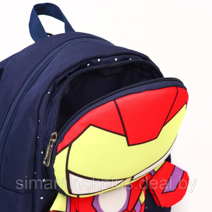 Рюкзак детский, Текстиль,"SUPER HERO Iron man", MARVEL - фото 5 - id-p220277439