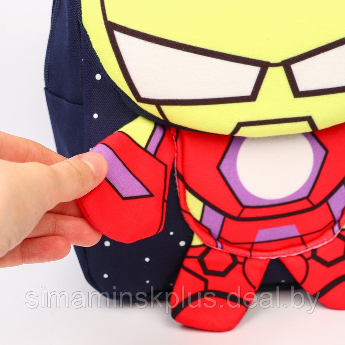 Рюкзак детский, Текстиль,"SUPER HERO Iron man", MARVEL - фото 10 - id-p220277439