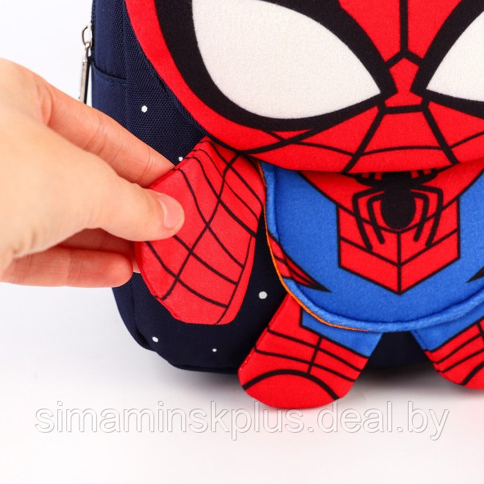 Рюкзак детский, Текстиль, "SUPER HERO Spider- man" MARVEL - фото 10 - id-p220277440