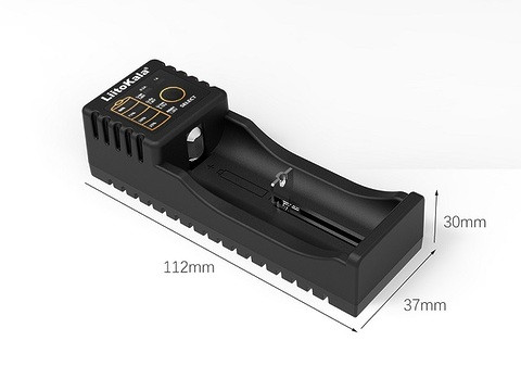 Зарядное устройство LIITOKALA Lii-100B для аккумуляторных элементов (в комплекте с USB кабелем) - фото 2 - id-p220277507