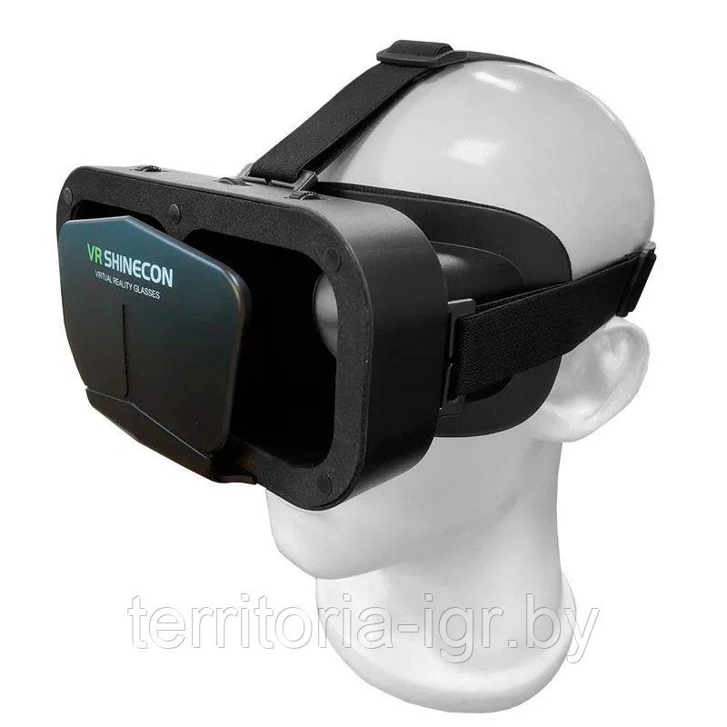 VR очки виртуальной реальности для смартфона G10 черный Shinecon - фото 8 - id-p220277523
