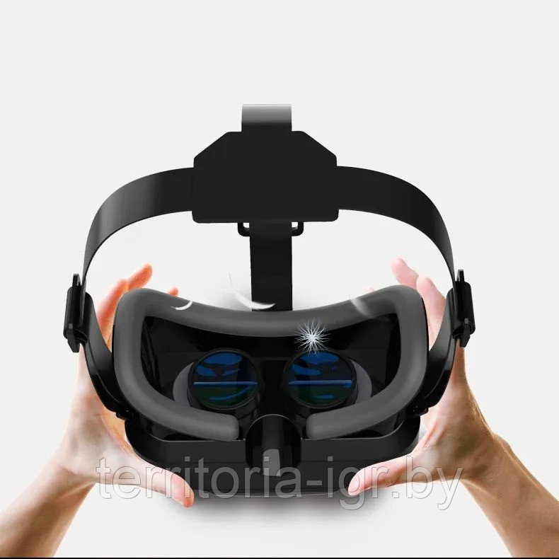 VR очки виртуальной реальности для смартфона G10 черный Shinecon - фото 10 - id-p220277523