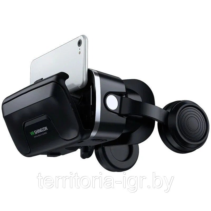 VR очки виртуальной реальности для смартфона G04EA черный Shinecon - фото 3 - id-p220280421