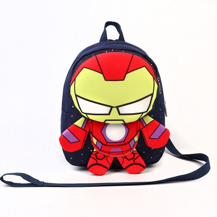 Рюкзак детский, Текстиль,"SUPER HERO Iron man", MARVEL - фото 2 - id-p220282558
