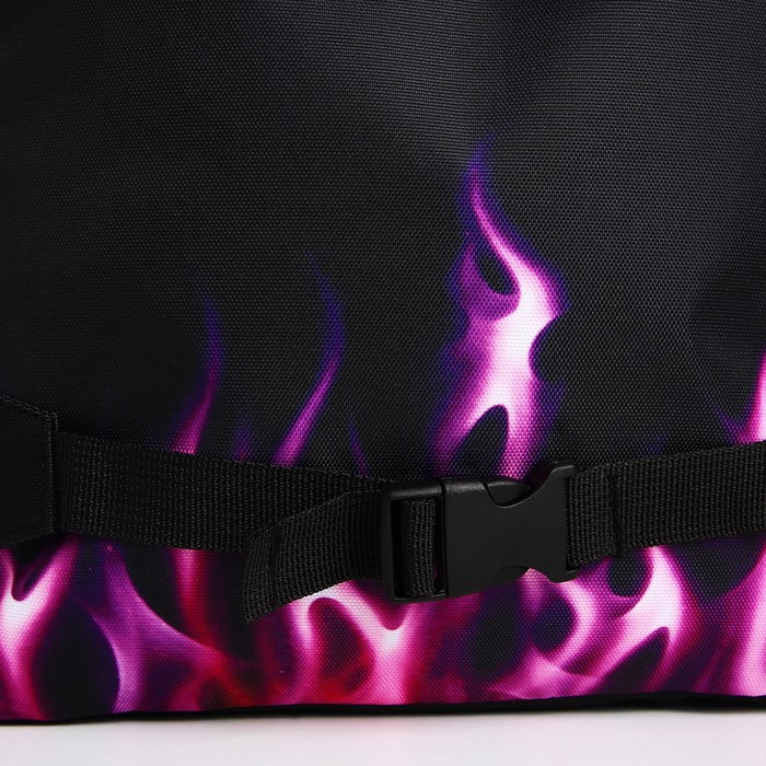 Рюкзак текстильный с креплением для скейта "Nice try", 38х29х11 см, цвет черный - фото 7 - id-p220282563