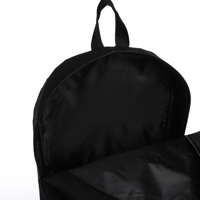 Рюкзак текстильный с креплением для скейта "Nice try", 38х29х11 см, цвет черный - фото 8 - id-p220282563
