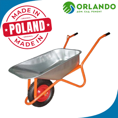 Тачка строительная Altrad T-066/C 100л Альтрад 200кг, фото 2