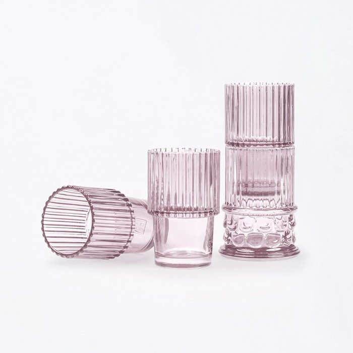 Набор из 4-х стаканов athena, розовые - фото 4 - id-p220285328