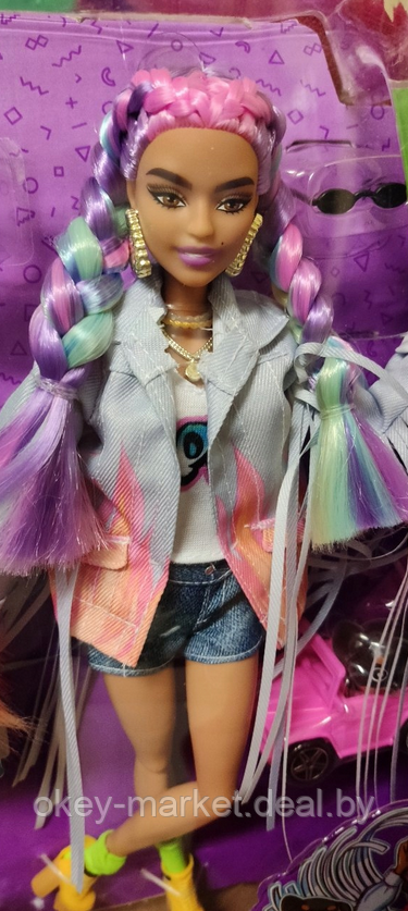 Набор из 5 кукол Барби Экстра Mattel коллекционный Barbie Extra HGB61 - фото 10 - id-p215934002