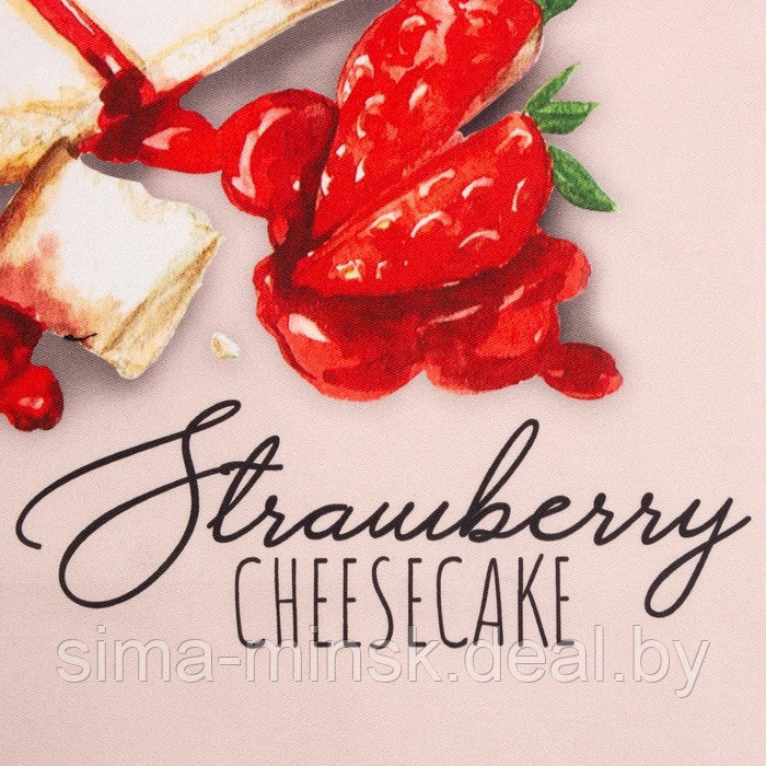 Набор подарочный Strawberry: полотенце, варежка-прихватка, кисть, лопатка, венчик - фото 3 - id-p220288043