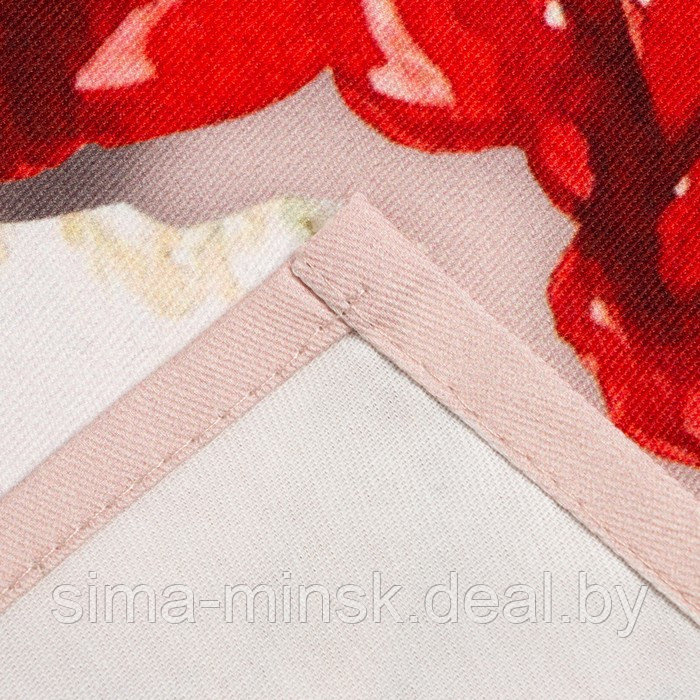 Набор подарочный Strawberry: полотенце, варежка-прихватка, кисть, лопатка, венчик - фото 4 - id-p220288043