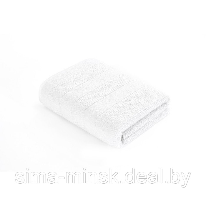 Полотенце Milano, размер 70 × 140 см, махра, цвет белый - фото 1 - id-p220288137