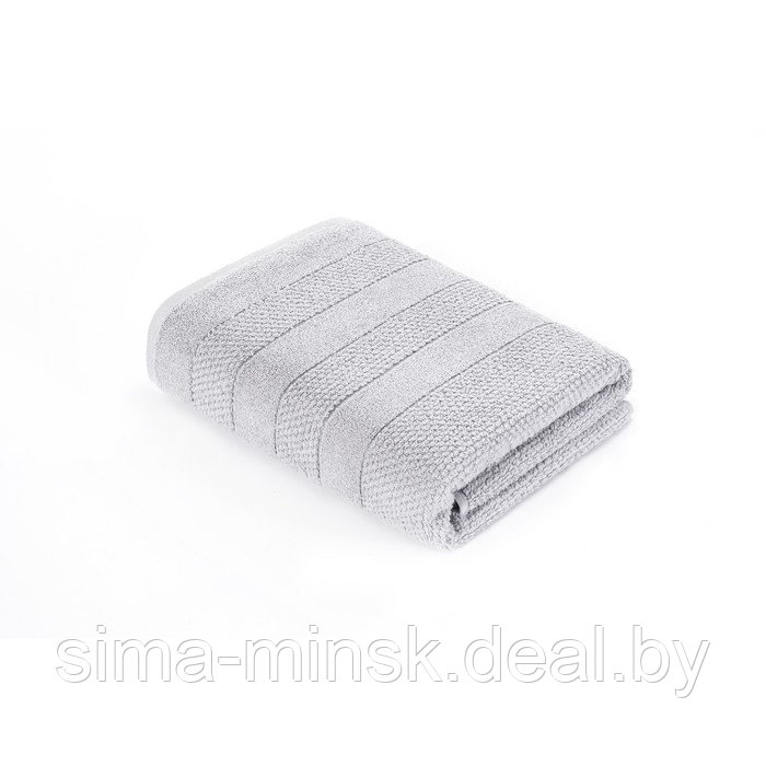 Полотенце махровое Milano, размер 70х140 см, цвет холодный серый - фото 1 - id-p220288138