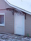 Металлический козырёк кованый №13, фото 5