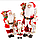 Дед Мороз под елку в красной шубке с подарками и списком от 30 см, фото 2