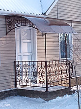 Кованые перила из металла №11