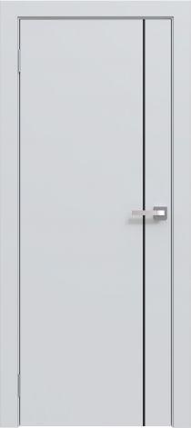 Двери межкомнатные Эмаль Line 01 (чёрный молдинг) - фото 2 - id-p220277471