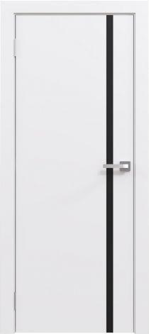 Двери межкомнатные Эмаль Line 02 (чёрный молдинг) - фото 1 - id-p220288742