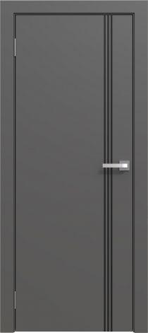 Двери межкомнатные Эмаль Line 03 (чёрный молдинг) - фото 5 - id-p220288747