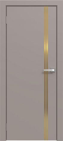 Двери межкомнатные Эмаль Line 03 (золотой молдинг) - фото 3 - id-p220288749