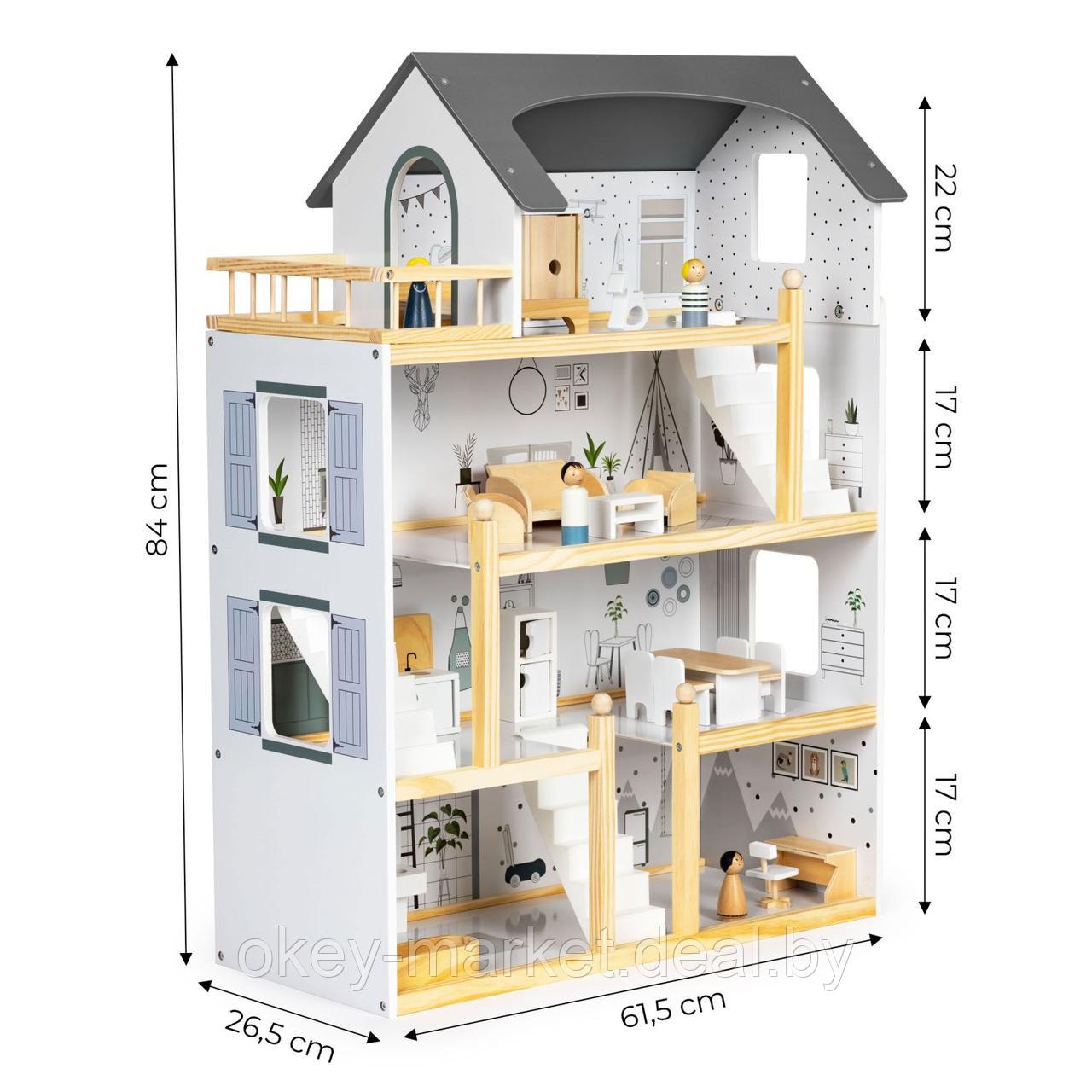 Кукольный домик Eco Toys New Резиденция Nova - фото 3 - id-p220288809