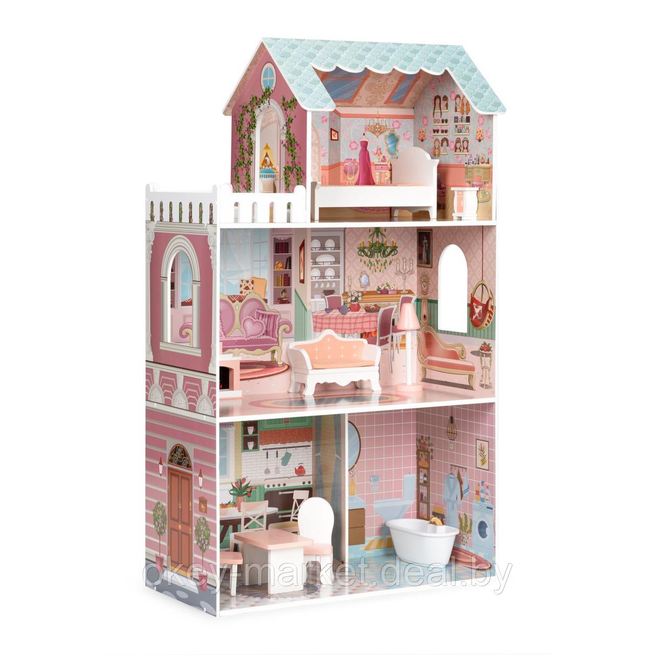 Кукольный домик Eco Toys Дом Barbie - фото 1 - id-p220288834