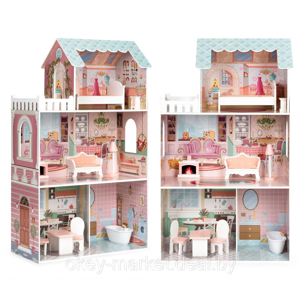 Кукольный домик Eco Toys Дом Barbie - фото 2 - id-p220288834