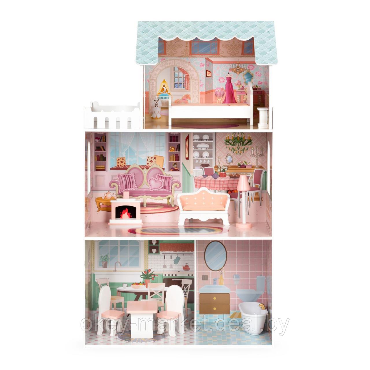 Кукольный домик Eco Toys Дом Barbie - фото 4 - id-p220288834