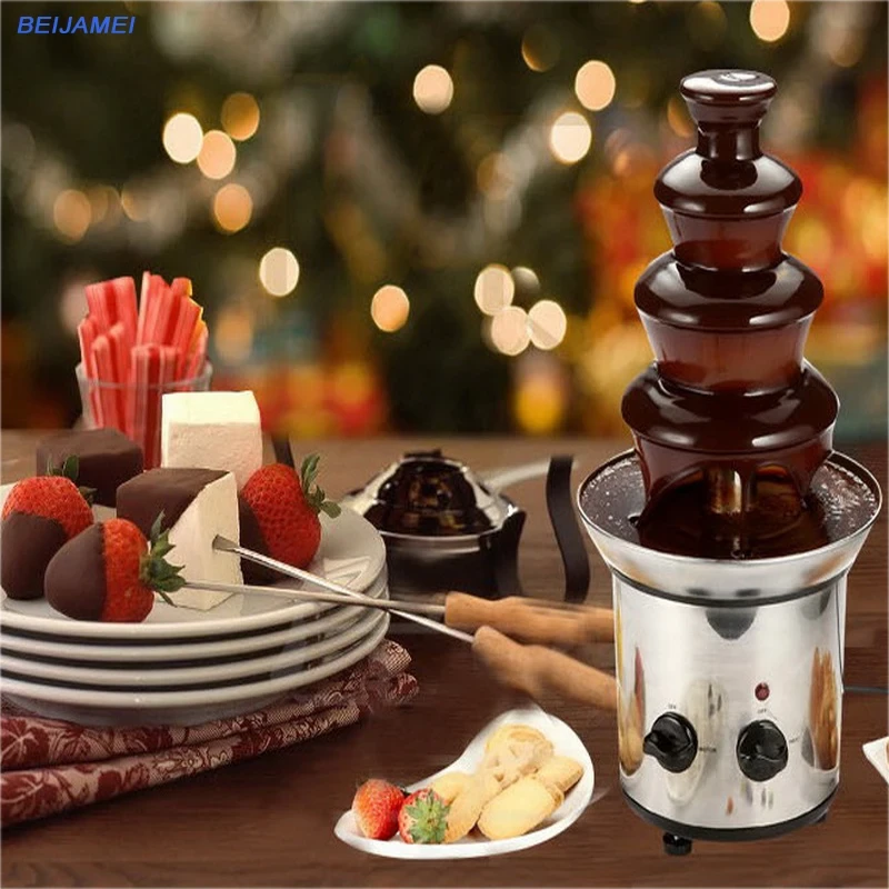 Шоколадный фонтан-фондю Chocolate Fondue Fountain - фото 2 - id-p220288878