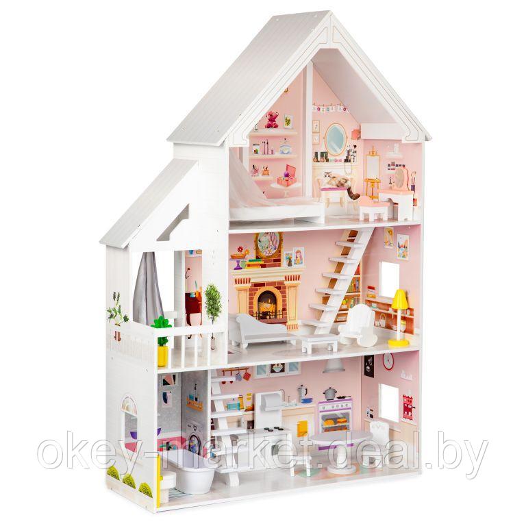 Кукольный домик Eco Toys Резиденция Pudrowa - фото 1 - id-p220288886