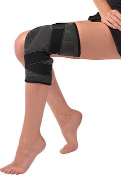 Суппорт колена с утяжкой Bradex SF 0665, черный (Knee support, black)