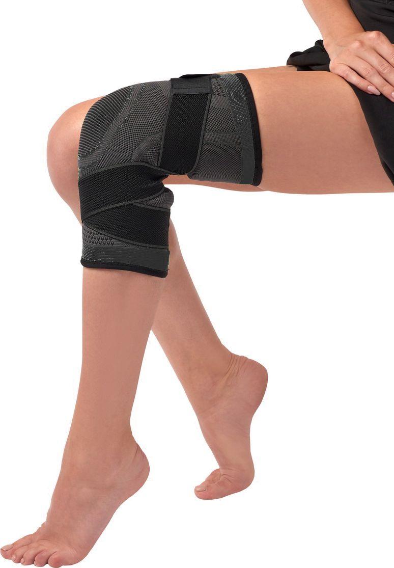 Суппорт колена с утяжкой Bradex SF 0665, черный (Knee support, black) - фото 1 - id-p216508306