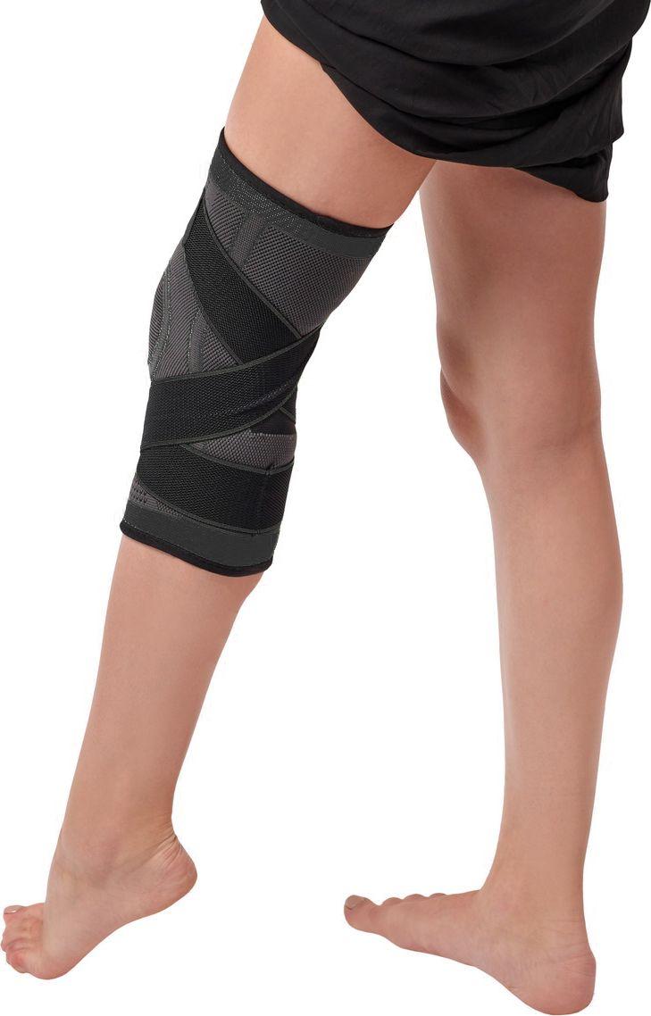 Суппорт колена с утяжкой Bradex SF 0665, черный (Knee support, black) - фото 2 - id-p216508306