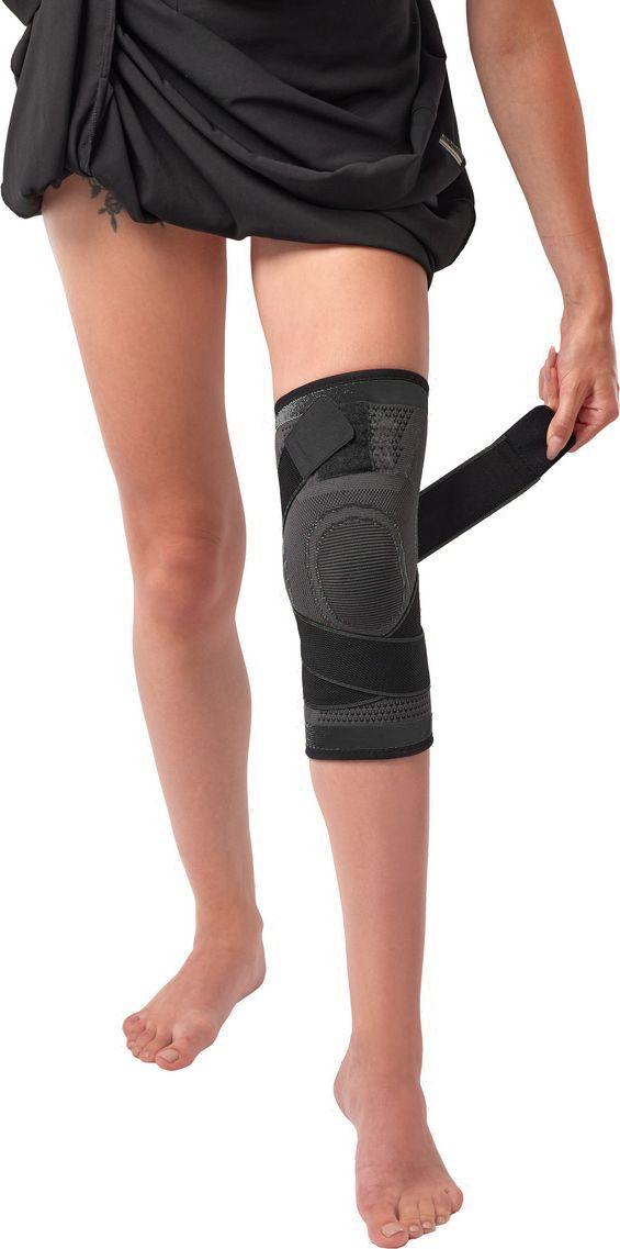 Суппорт колена с утяжкой Bradex SF 0665, черный (Knee support, black) - фото 6 - id-p216508306