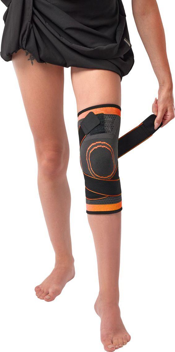 Суппорт колена с утяжкой Bradex SF 0664, оранжевый (Knee support, orange) - фото 5 - id-p216508307