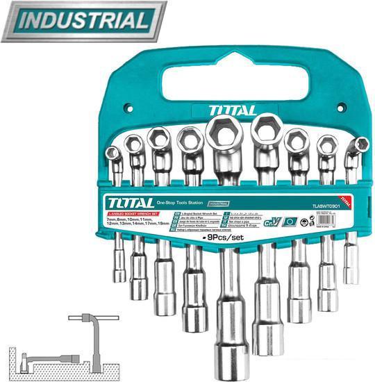 Набор ключей Total TLASWT0901 (9 предметов) - фото 1 - id-p220284270
