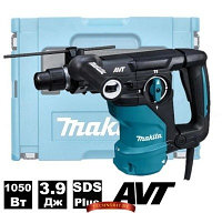 Перфоратор Makita HR3011FCJ (SDS+, 1050Вт, 3.9 Дж, 3 реж., AVT, подсветка)