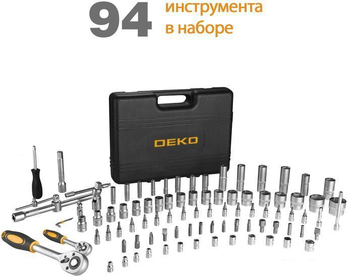 Универсальный набор инструментов Deko DKMT94 (94 предмета) - фото 6 - id-p220283445