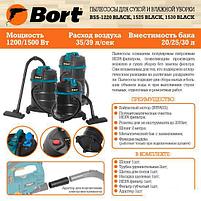 Пылесос Bort BSS-1220 Black, фото 7